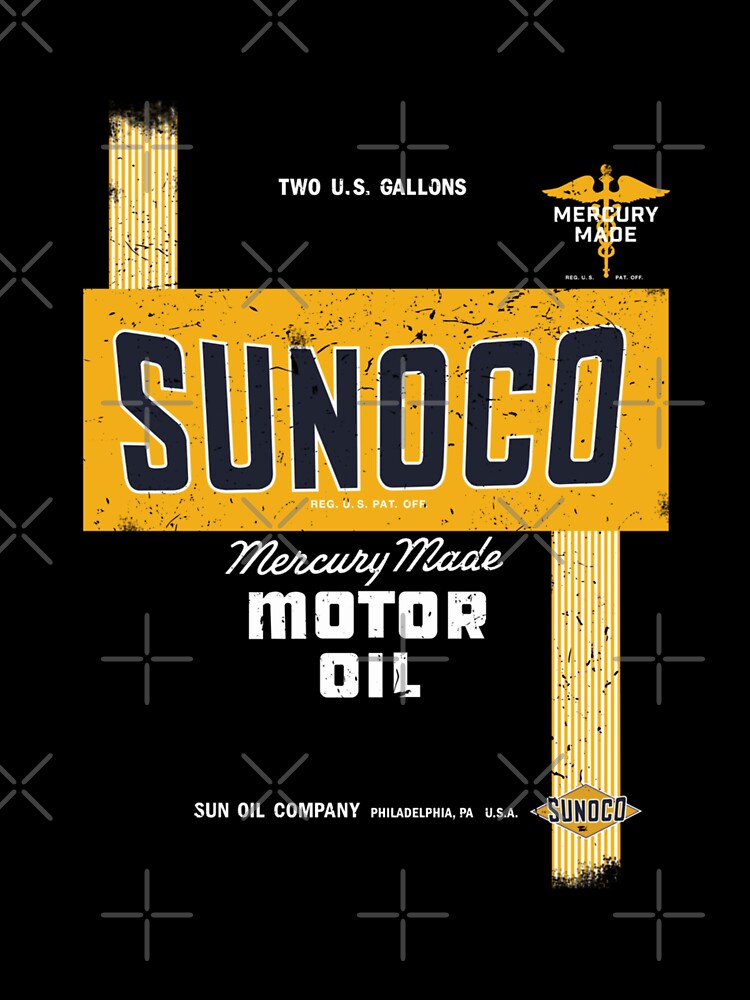 Sunoco Motor Oil Retro Distressed Design1933 by TujGioi