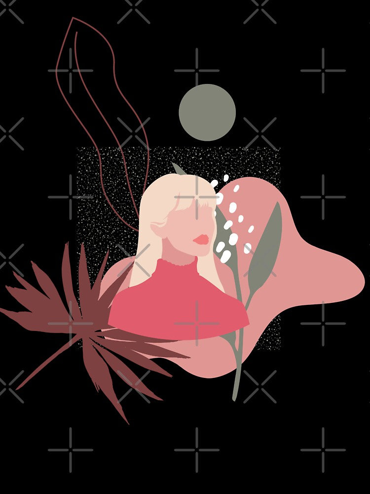 Boho Girl Nature Pink by BeeMeCreative