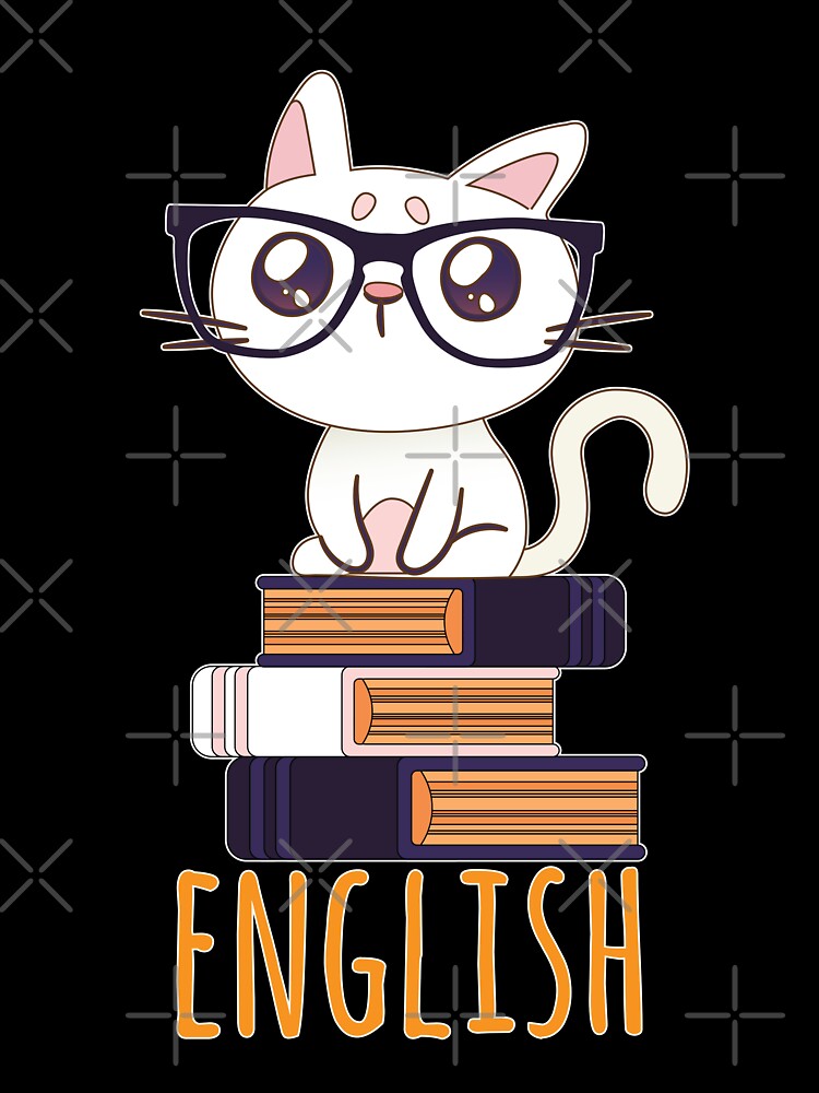Nerd Cat English Teacher by soondoock