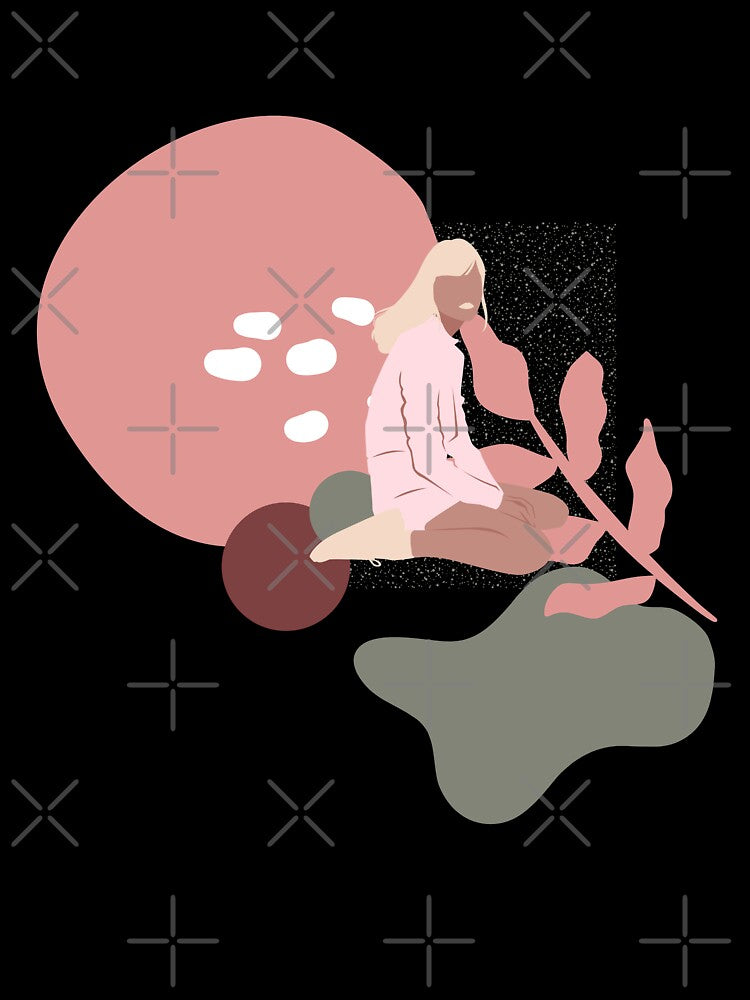 Boho Girl Nature light pink by BeeMeCreative