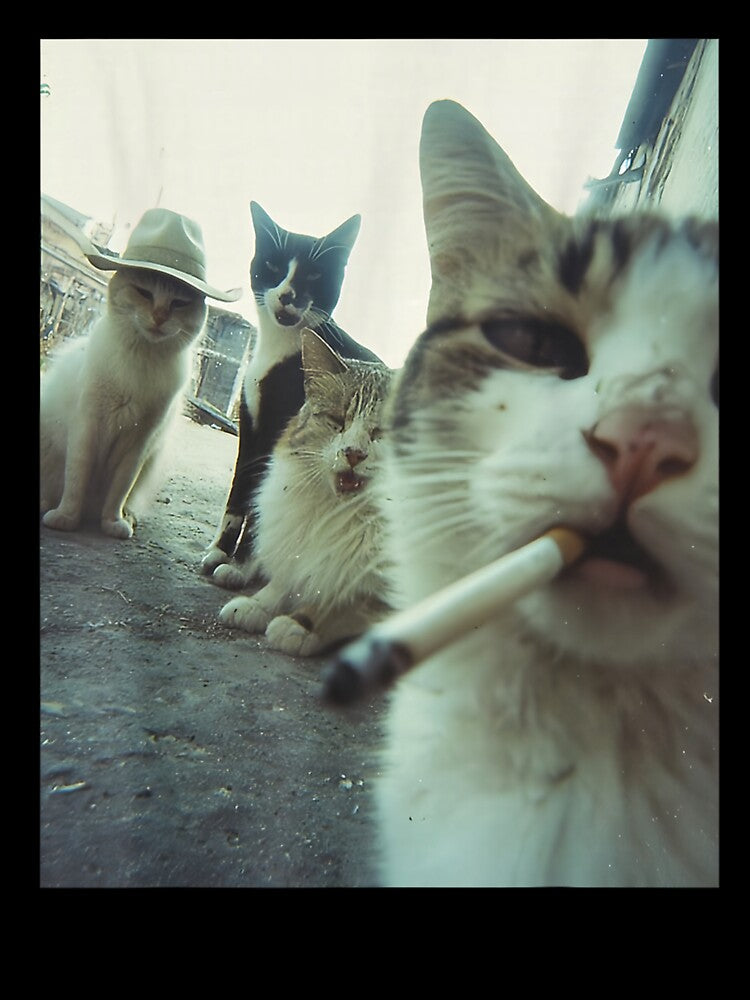 Smoking Cats Meme by BASKF