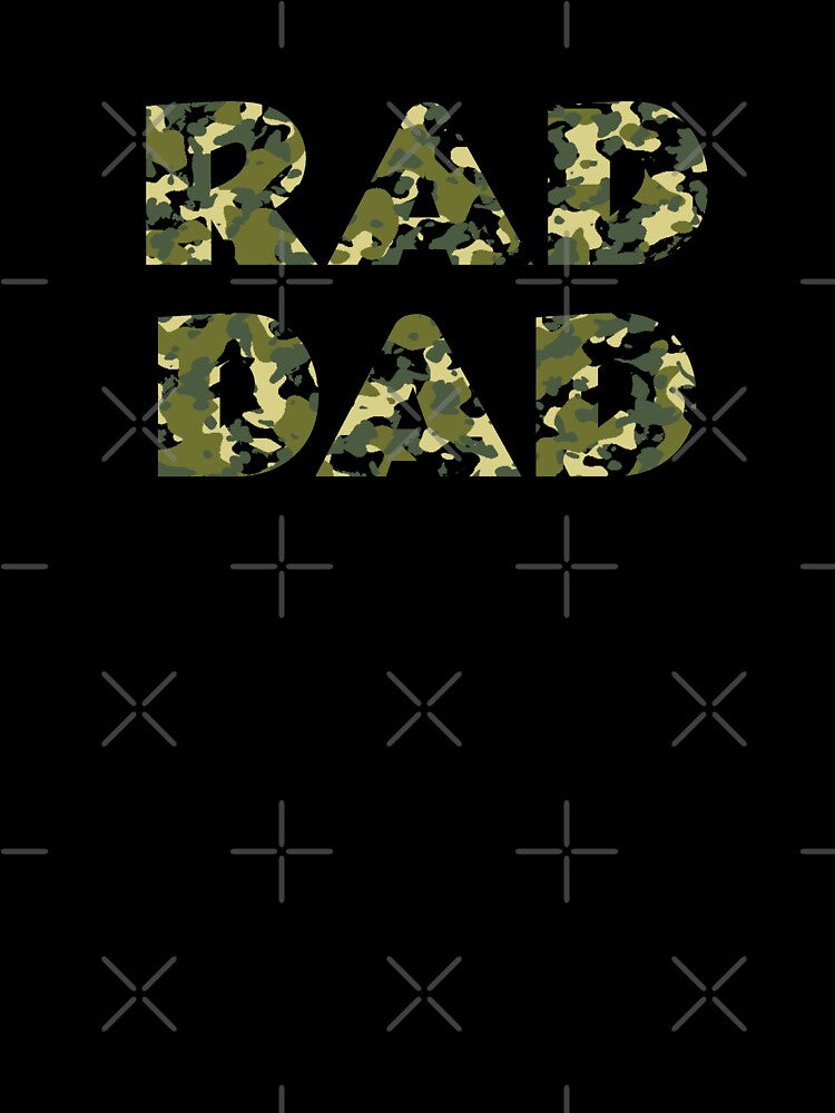 Camo RAD DAD Stickers by Lazy Dad Creations