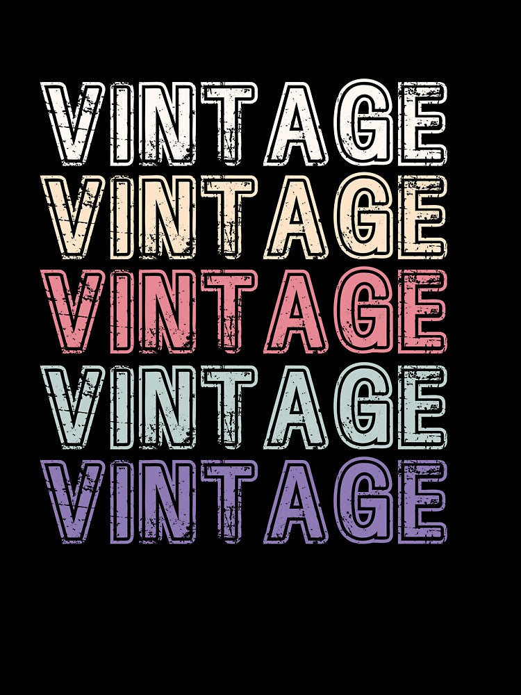 Stacked Vintage Vibes by HeadTurningArt