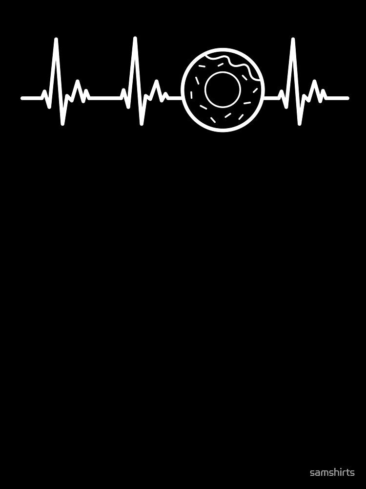 Donut Heartline Design by samshirts