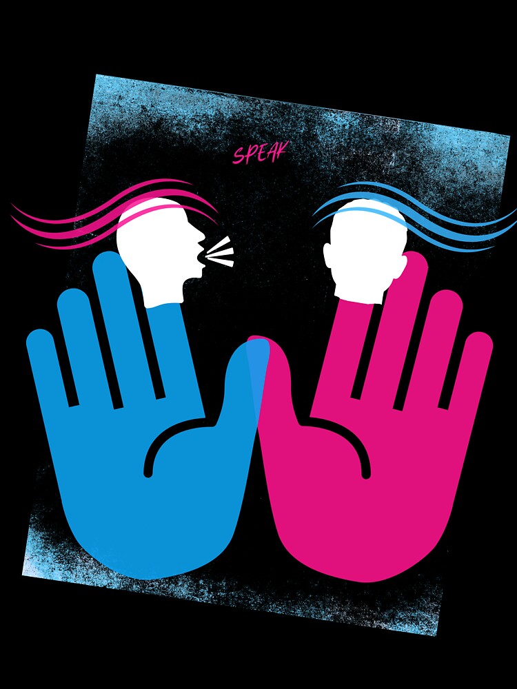 Speak & Listen – Funny Hand Puppet Communication Design by Aquarius-club