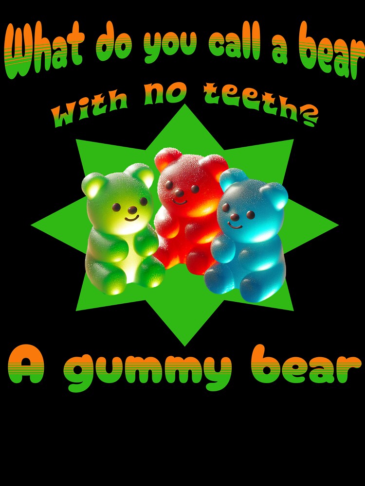 Funny gummy bear by JennyFinns