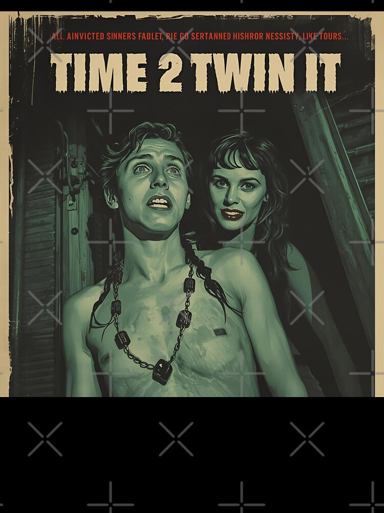 Time2twinitit Horror Shirt Retro DIY Halloween Poster Tee Scary Craft Fan | Time2TwinIt | Time 2 Twin It by LAVegasVibes