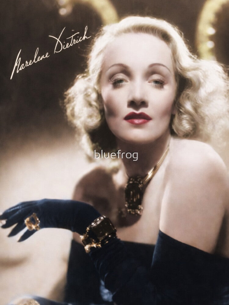 Marlene Dietrich 1930s Hollywood glamour by bluefrog