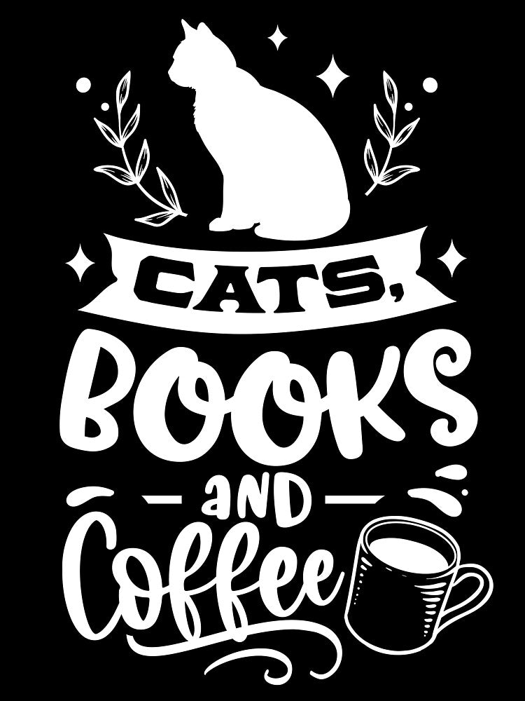Cats Books and Coffee by storyboxdesigns