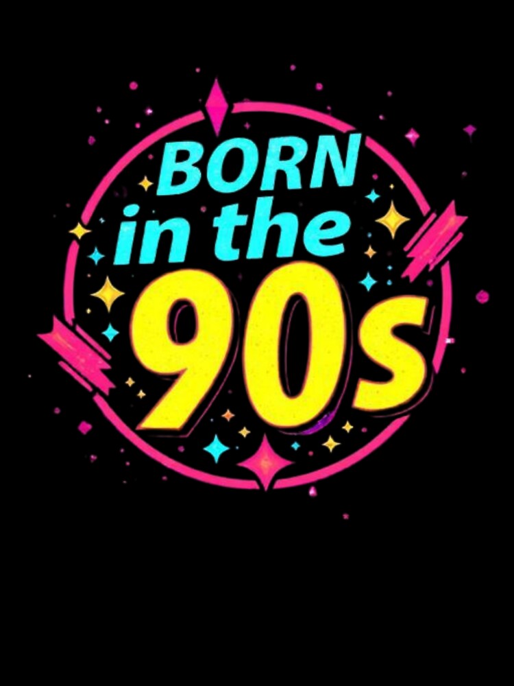 Born in the 90s Vintage Retro Badge by Rafael Bee