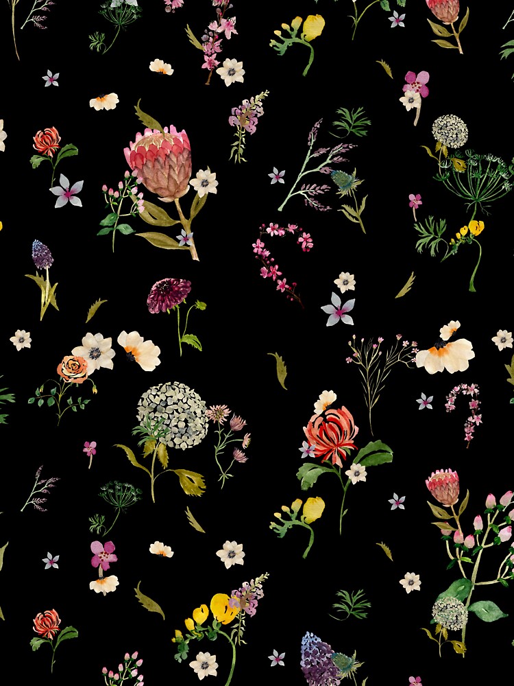 Flowers nice seamless pattern by Yana Mustafina | Boho Soulful Designs
