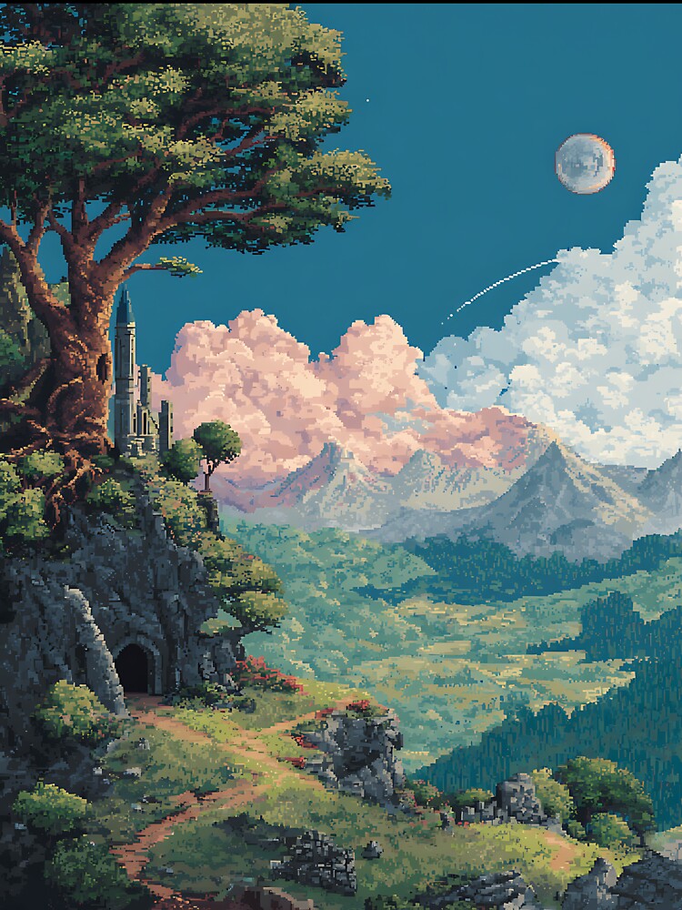 Retro Pixel Art Fantasy by bapupa