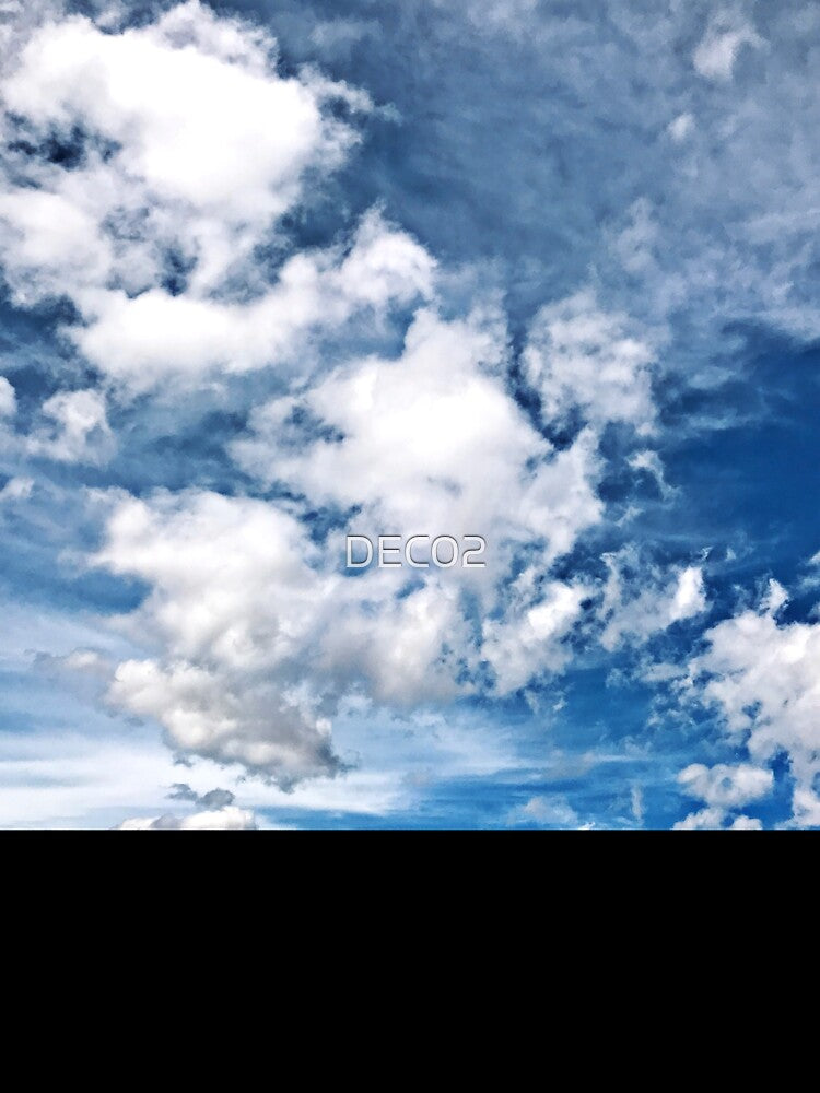 Blue Sky Cotton Candy Clouds Fantasy Art Photo by DEC02
