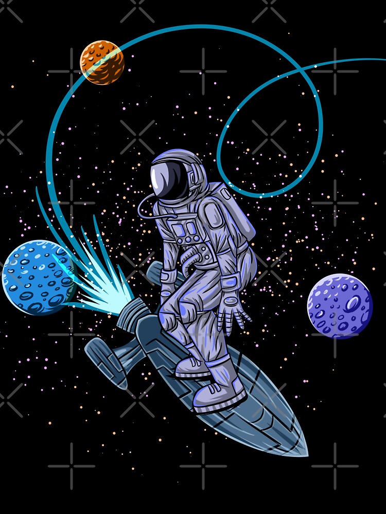 surfing astronaut 3 by lovefate-art
