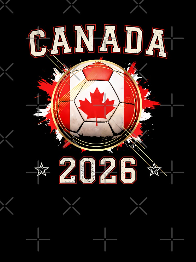 Front Print Canada Soccer World Cup 2026 - Canadian Fan Gift T-Shirt_84561562 by Alexia Faye