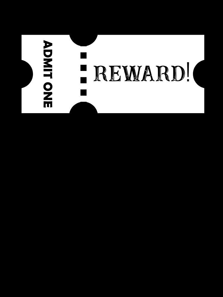 vintage ticket motivation scriptures by SeniorPrint99