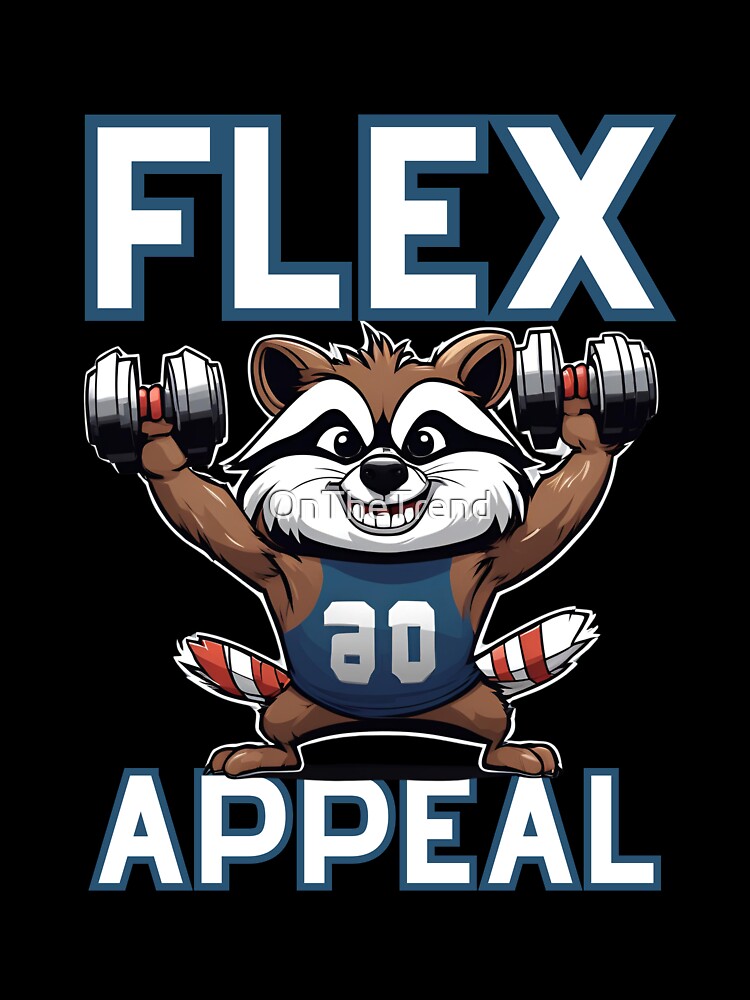 Flex Apppeal - Raccoon Gym by OnTheTrend