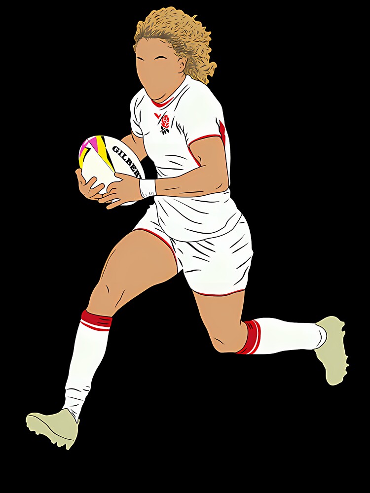 Ellie Kildunne England Rugby Minimalist by BarnesGoldStore