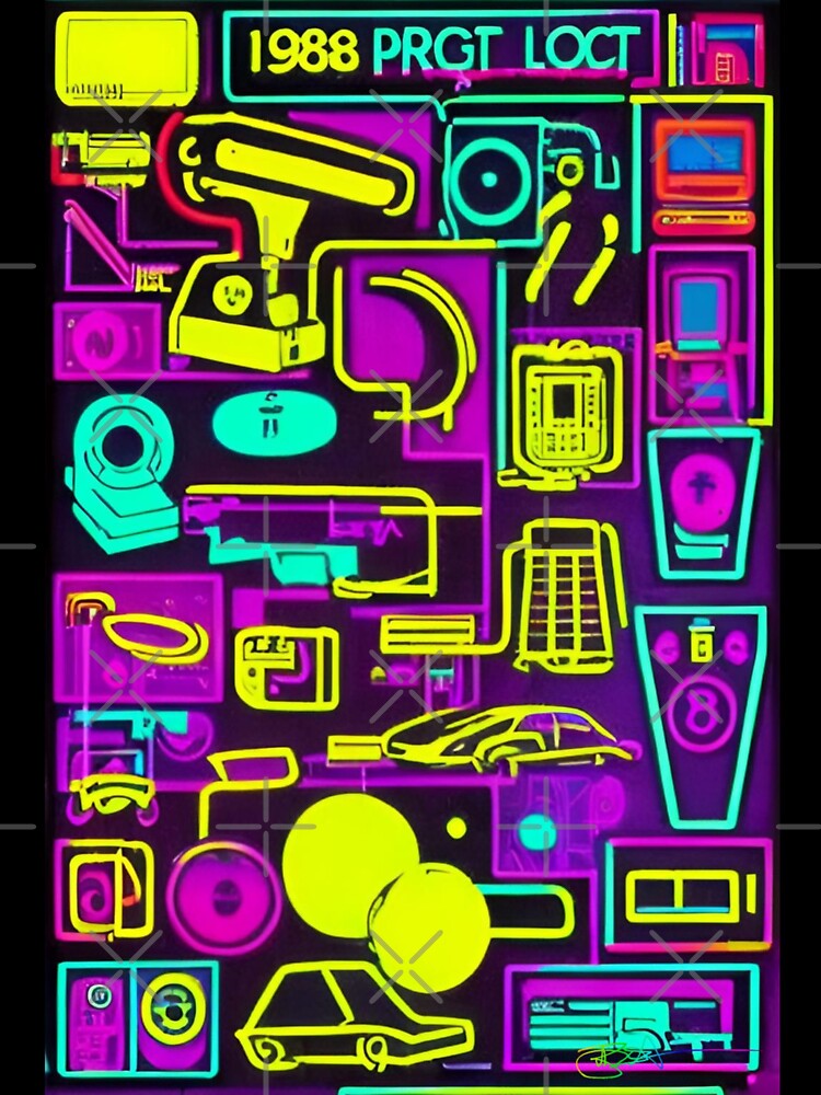 80’s Pop Art Vibes 15 by Benito Del Ray