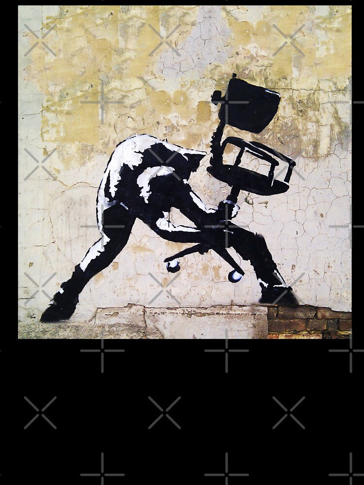 Banksy London Calling - Office Chair by WE-ARE-BANKSY