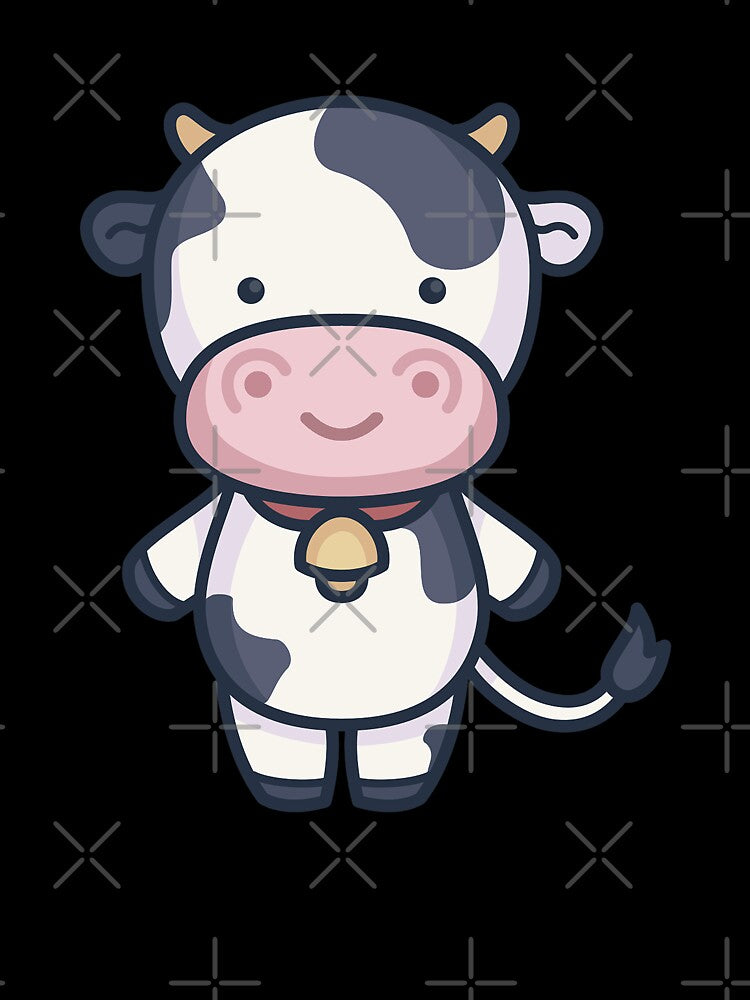 Vacas Kawaii White by Coder-T
