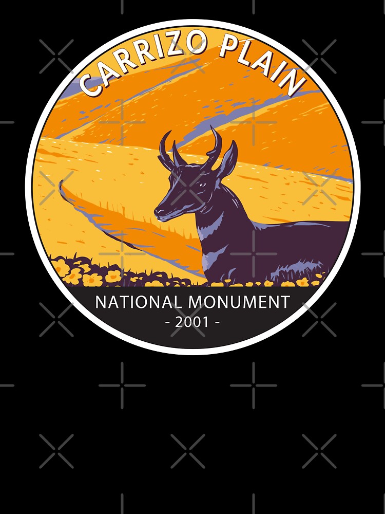 Carrizo Plain National Monument California Circle by KrisSidDesigns