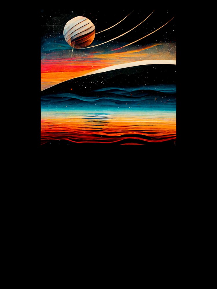 Galaxy Street Art Decoration Colorful Futuristic Gift by LADistrictGarb
