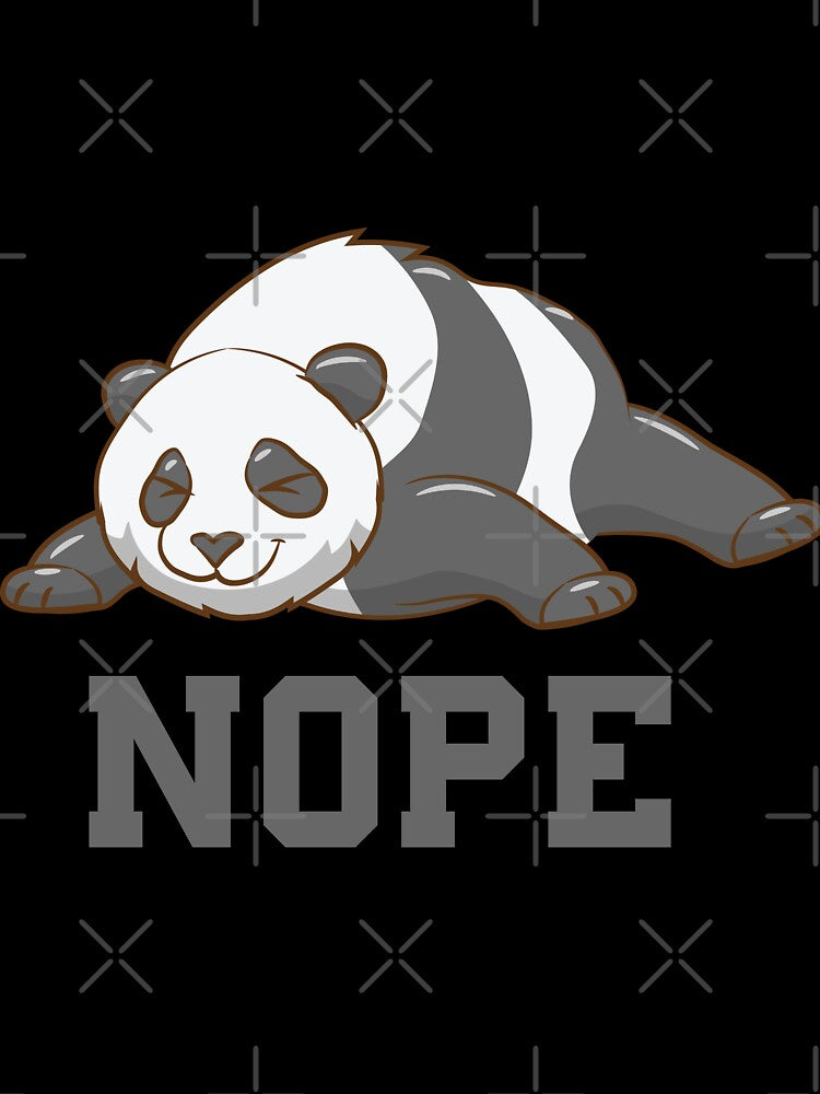 Nope | Lazy Panda by CadDesignerr