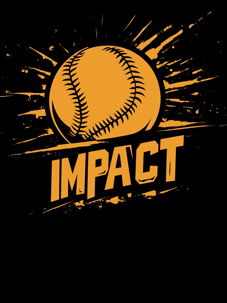 Baseball "Impact" tee by Zen Lael