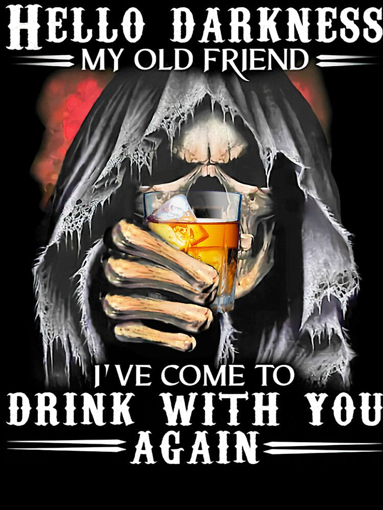 Hello Darkness My Old Friend I've Come To Drink WIth You Again by UweSchroeder