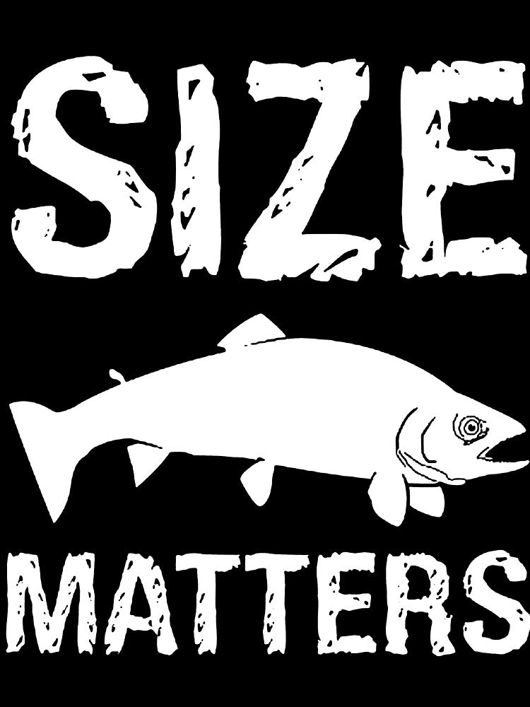 Size Matters Fish Funny Fishing Boating Summer Camping Humor Tee camp by hendersonhe