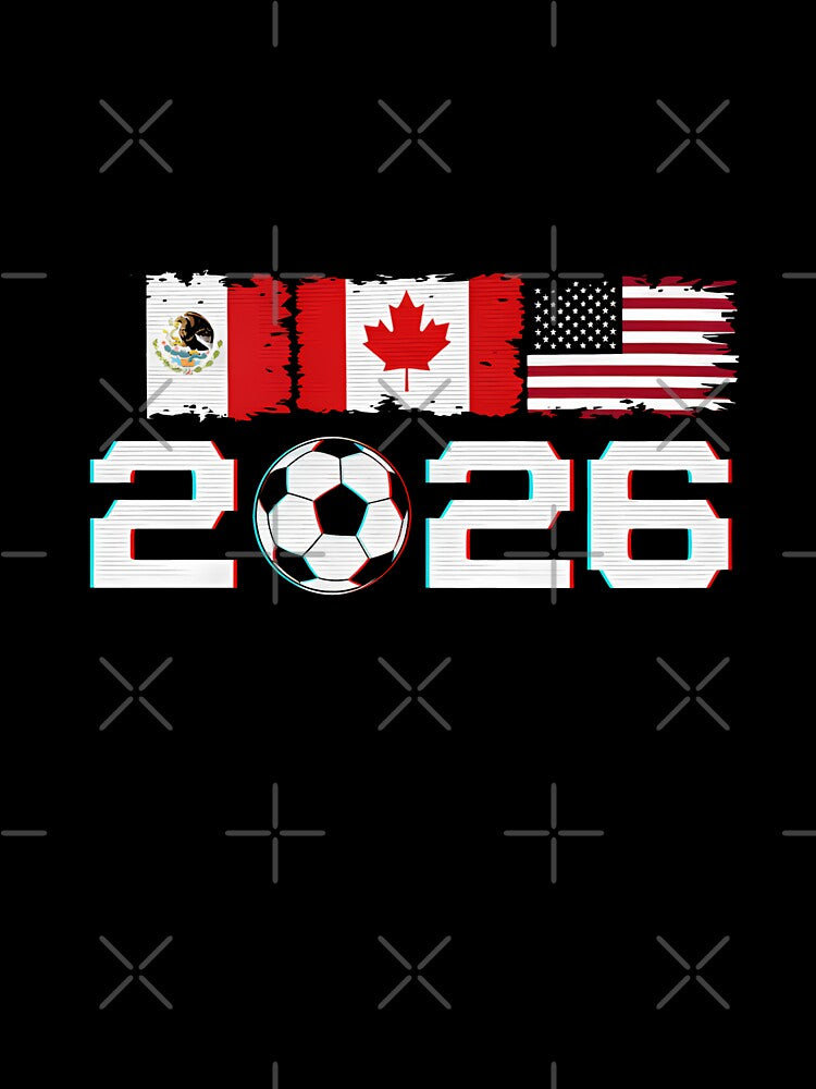 Glitched United 2026 Cup - North America Emblem Part 2 T-Shirt_82924673 by rattiya2009