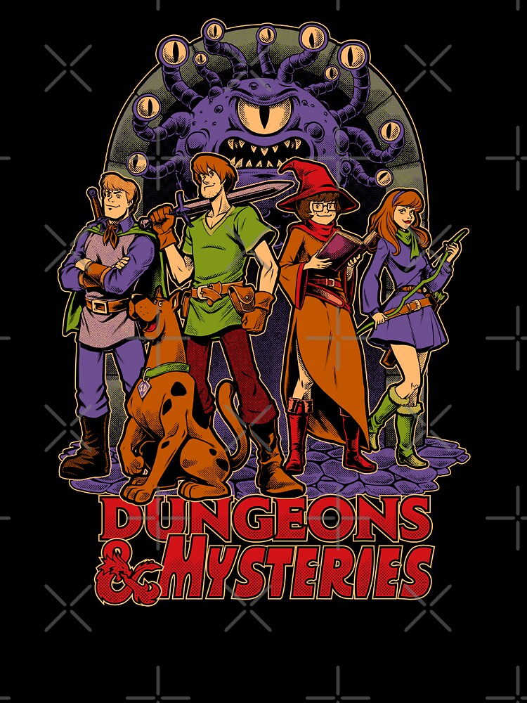 Dungeons and Mysteries - RPG Vintage Dog Cartoon by Studio Mootant