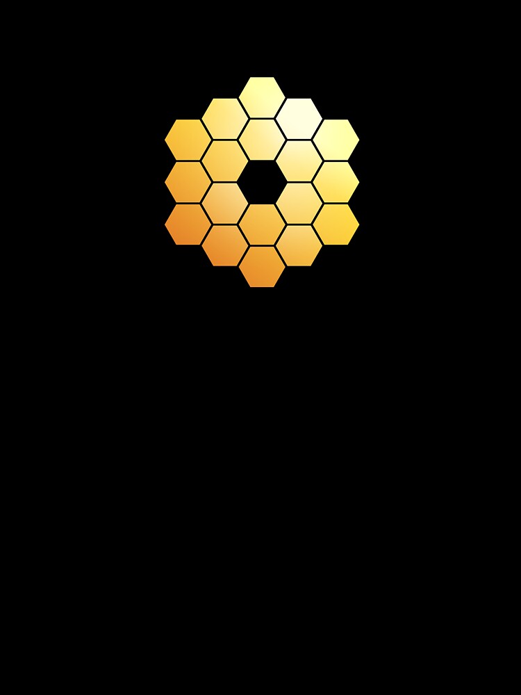 James Webb Space Telescope - JWST - Mirror - Black Border by Whitewall66