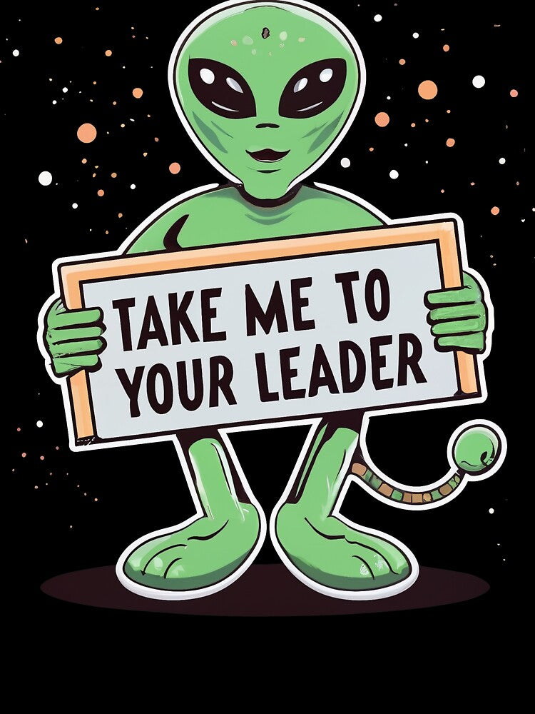 Alien Greetings, Funny Scifi Humor by CreationP