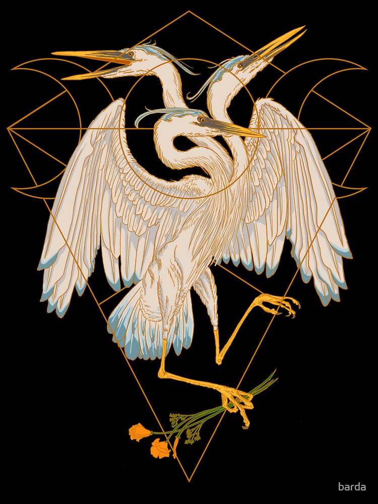 Triple Heron by barda