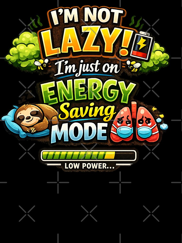 I'M NOT LAZY!  I'm just on ENERGY SAVING MODE. by Lososko