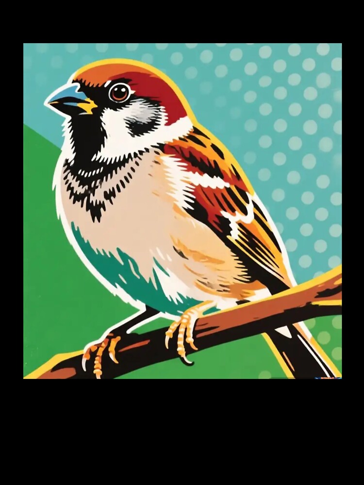 Cute sparrow by Dogandesighn