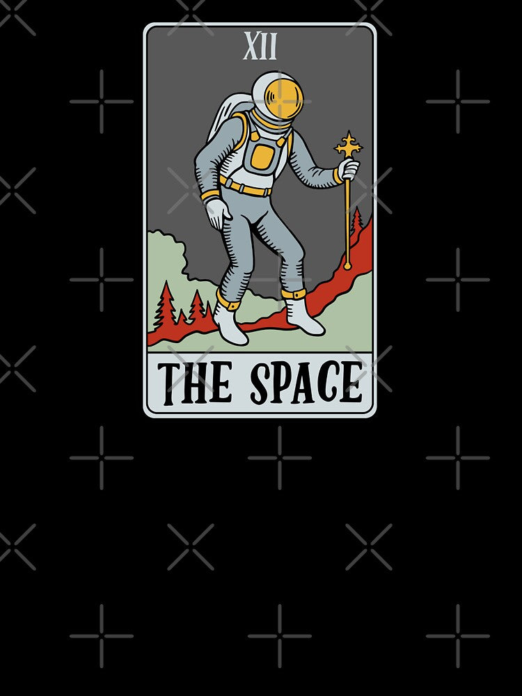 The Space - Funny Astronaut Mars Mission Tarot Card by isstgeschichte