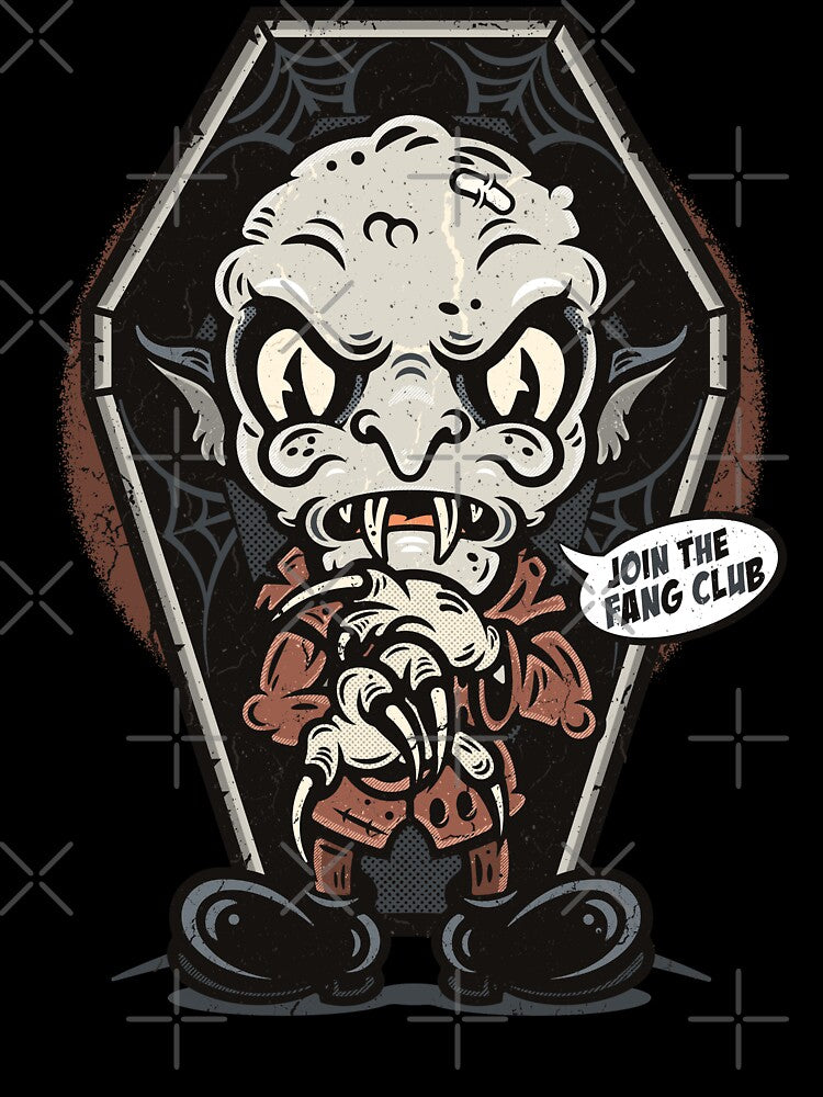 Nosferatu Old 1930s Cartoon Art Vintage Horror Movie Gothic Halloween Vampire by TheGhoulishGarb