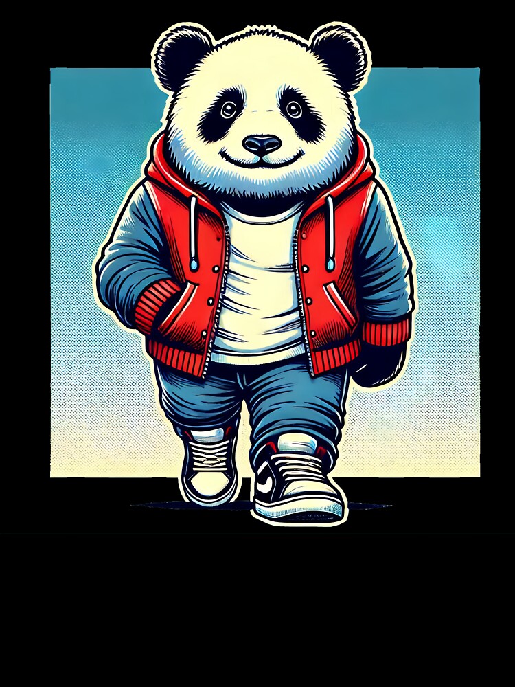 Panda with clothes by UrbanLayers