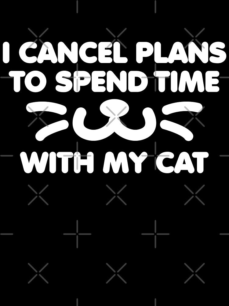 I cancel plans to spend time with my cat by 23mangoes