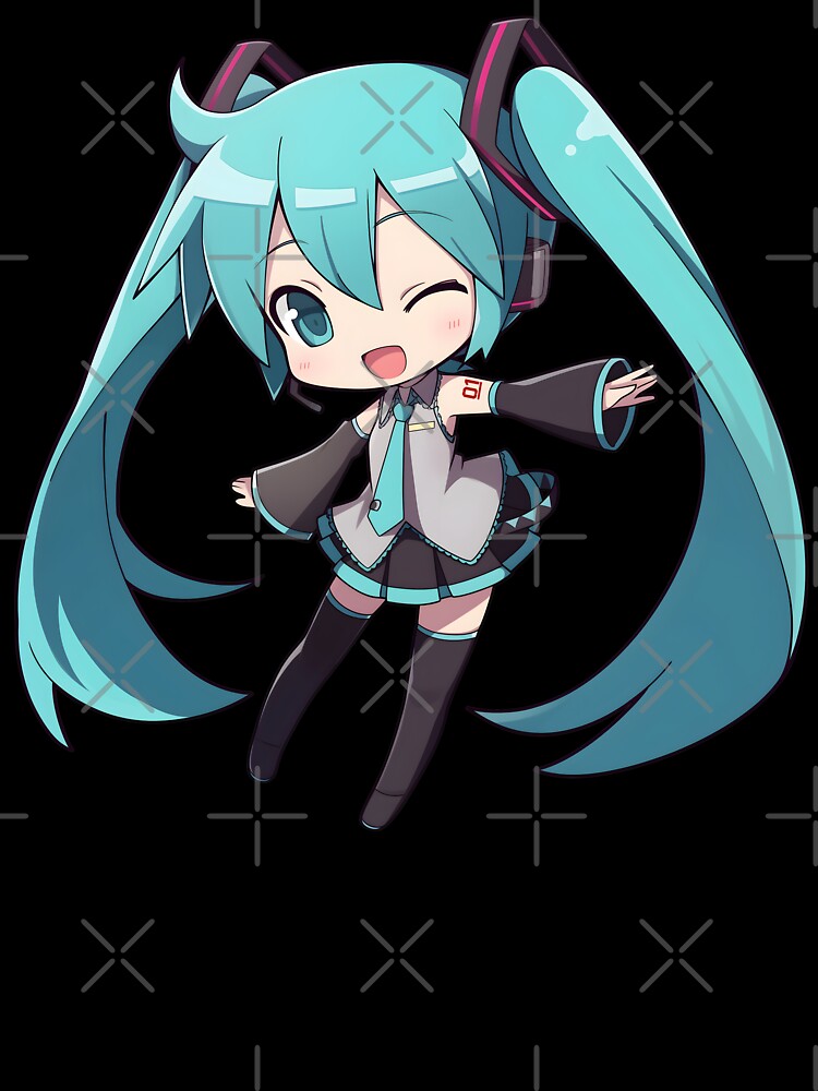 Chibi Hatsune Miku by SchellStation