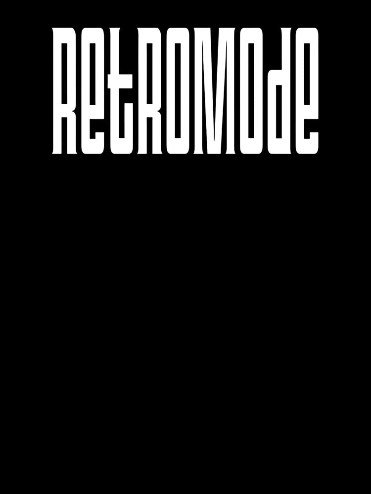 RetroMode “Classic Logo” (White Print) by RetroModeTheBand