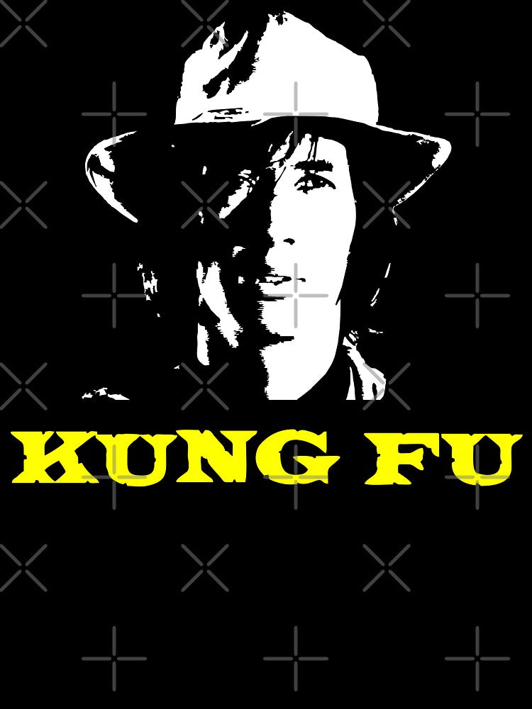 Kwai Chang Caine – Vintage Kung Fu Series Original Martial Arts Artwork by Ameiva-Apparel