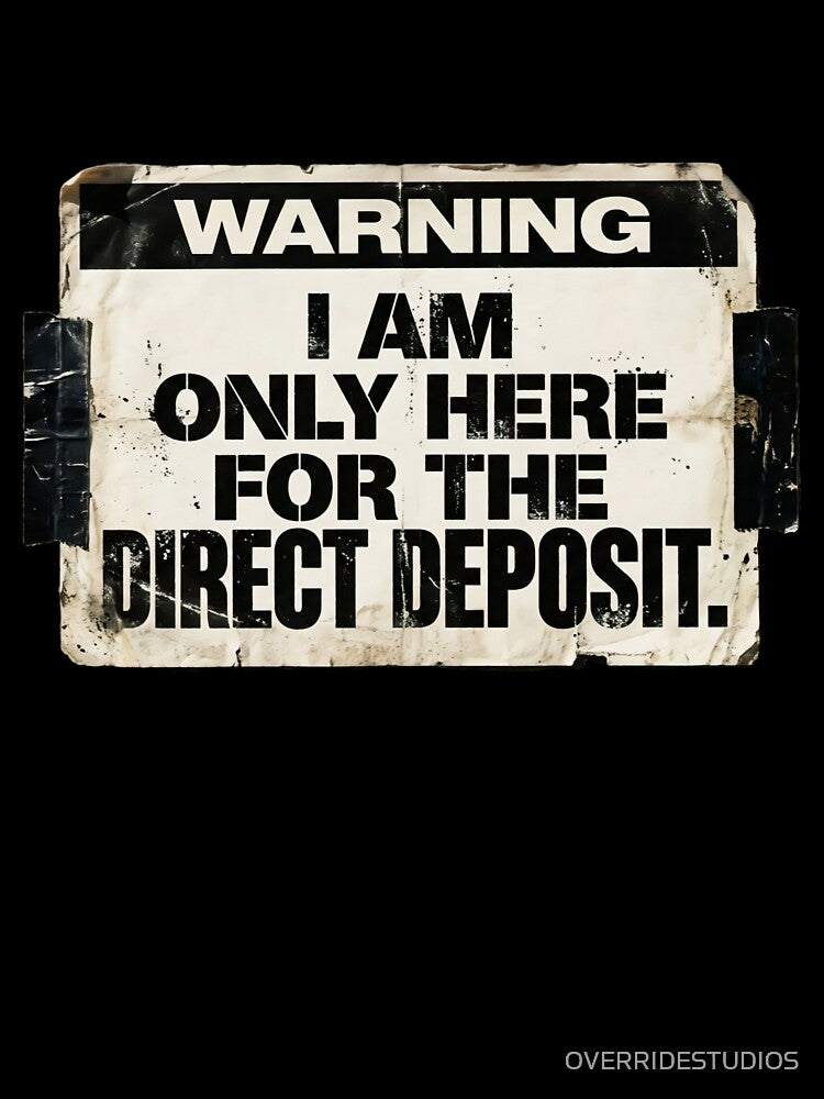 Resentfully Present | Sarcastic Corporate Office Humor & Introvert Typography by OVERRIDESTUDIOS
