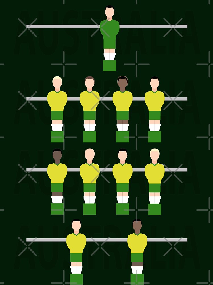 Cool Retro Australia soccer fussball design by Auslandesign