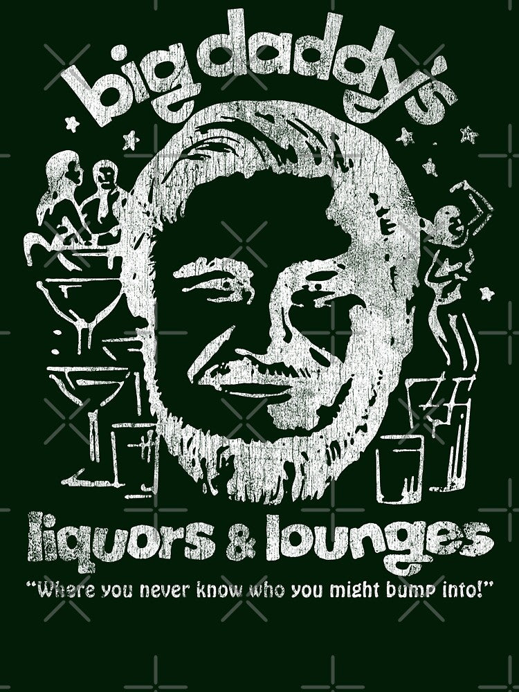 Flanigans: Big Daddy's Lounge (on darks) by brianhillDESIGN