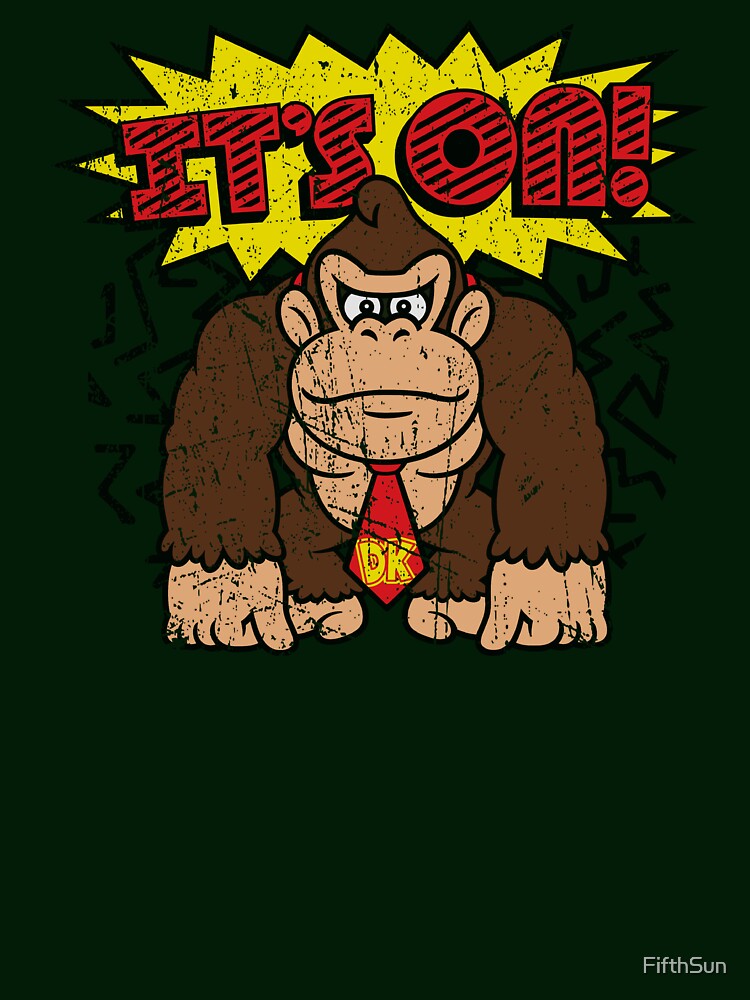 Donkey Kong It's On! Vintage Distressed by FifthSun