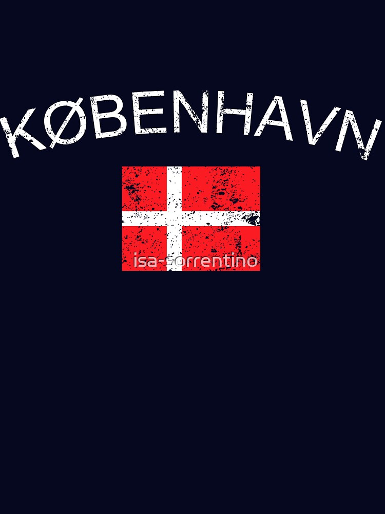 Kobenhavn T-Shirt, Vintage Denmark Copenhagen Sports Shirt by isa-sorrentino